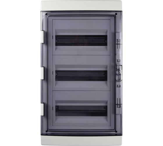 Распределительный бокс модульный навесной PDB/W 4036 Jazzway серый с прозрачной крышкой 36 модулей (ЩРН-ПГ-36) IP65 5072169