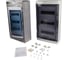 Распределительный бокс модульный навесной PDB/W 4036 Jazzway серый с прозрачной крышкой 36 модулей (ЩРН-ПГ-36) IP65 5072169 1