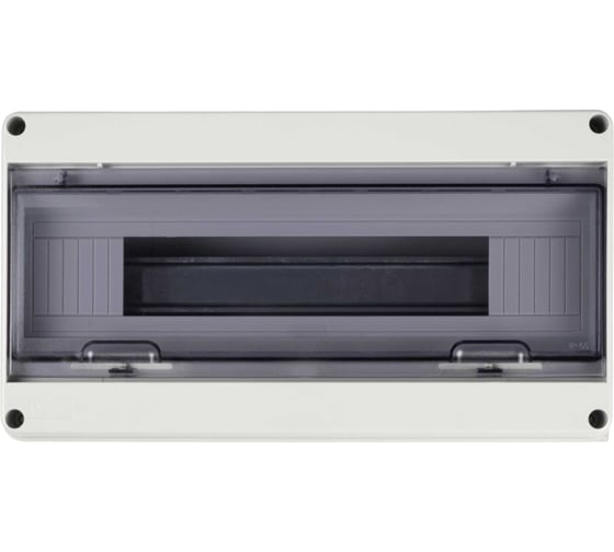 Распределительный бокс модульный навесной PDB/W 4018 Jazzway серый с прозрачной крышкой 18 модулей (ЩРН-ПГ-18) IP65 5072121