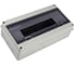Щит распределительный бокс модульный навесной Jazzway PDB/W 4018 серый с прозрачной крышкой 18 модулей (ЩРН-ПГ-18) IP65, 5072121 17