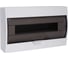 Щит распределительный бокс модульный навесной Jazzway PDB/W 1018 белый с прозрачной крышкой 18 модулей (ЩРН-П-18) IP41, 5071681 19