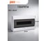Щит распределительный бокс модульный навесной Jazzway PDB/W 1018 белый с прозрачной крышкой 18 модулей (ЩРН-П-18) IP41, 5071681 4