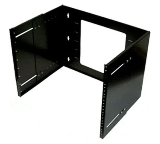 Настенная рама LANMASTER 19, выдвижная поворотная, 8U глубина - 352/227 мм LAN-RACK-WMER-8U