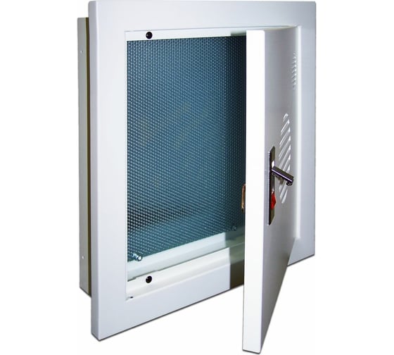 Встраиваемый шкаф с панелью крепления LANMASTER 400x380x100 мм, серый LAN-HCS-BOX 1