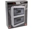 Распределительный бокс модульный навесной Jazzway PDB/W 4024 серый с прозрачной крышкой 24 модуля (ЩРН-ПГ-24) IP65 5072145 32