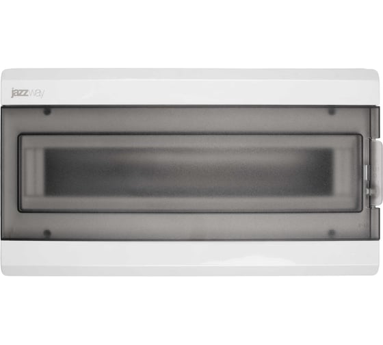 Распределительный бокс модульный навесной Jazzway PDB/W 3018 серый с прозрачной крышкой 18 модулей (ЩРН-ПГ-18) IP65 5072022