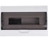 Распределительный бокс модульный навесной Jazzway PDB/W 1015 белый с прозрачной крышкой 15 модулей (ЩРН-П-15) IP41 5071711 1