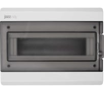 Распределительный бокс модульный навесной Jazzway PDB/W 3012 серый с прозрачной крышкой 12 модулей (ЩРН-ПГ-12) IP65 5072008