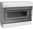 Распределительный бокс модульный навесной Jazzway PDB/W 3012 серый с прозрачной крышкой 12 модулей (ЩРН-ПГ-12) IP65 5072008 17