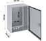 Навесной щит TDM ELECTRIC ЩМП-3-0, 650х500х220 мм, IP54, RAL7035 светло-серый SQ0905-3603 4