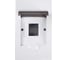 Распределительный бокс модульный встраиваемый PDB/R 1004 Jazzway белый с прозрачной крышкой 4 модуля (ЩРВ-П-4) IP41 5071728 18