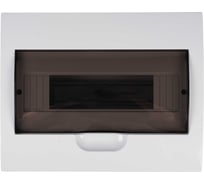 Распределительный бокс модульный встраиваемый Jazzway PDB/R 1012 белый с прозрачной крышкой 12 модулей (ЩРВ-П-12) IP41 5071759
