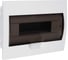 Распределительный бокс модульный встраиваемый Jazzway PDB/R 1012 белый с прозрачной крышкой 12 модулей (ЩРВ-П-12) IP41 5071759 18