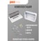 Распределительный бокс модульный встраиваемый Jazzway PDB/R 1012 белый с прозрачной крышкой 12 модулей (ЩРВ-П-12) IP41 5071759 10