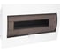 Распределительный бокс модульный встраиваемый Jazzway PDB/R 1018 белый с прозрачной крышкой 18 модулей (ЩРВ-П-18) IP41 5071766 18