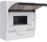 Распределительный бокс модульный навесной Jazzway PDB/W 1008 белый с прозрачной крышкой 8 модулей (ЩРН-П-8) IP41 5071667 21
