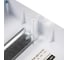Распределительный бокс модульный навесной Jazzway PDB/W 1008 белый с прозрачной крышкой 8 модулей (ЩРН-П-8) IP41 5071667 24