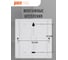 Распределительный бокс модульный навесной Jazzway PDB/W 1008 белый с прозрачной крышкой 8 модулей (ЩРН-П-8) IP41 5071667 9