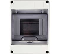 Распределительный бокс модульный навесной Jazzway PDB/W 4005 серый с прозрачной крышкой 5 модулей (ЩРН-ПГ-5) IP65 5072053