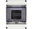 Распределительный бокс модульный навесной Jazzway PDB/W 4005 серый с прозрачной крышкой 5 модулей (ЩРН-ПГ-5) IP65 5072053 1