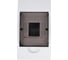 Распределительный бокс модульный навесной Jazzway PDB/W 1004 белый с прозрачной крышкой 4 модуля (ЩРН-П-4) IP41 5071643 1