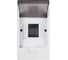 Распределительный бокс модульный навесной Jazzway PDB/W 1004 белый с прозрачной крышкой 4 модуля (ЩРН-П-4) IP41 5071643 14