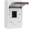 Распределительный бокс модульный навесной Jazzway PDB/W 1004 белый с прозрачной крышкой 4 модуля (ЩРН-П-4) IP41 5071643 16