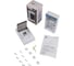 Распределительный бокс модульный навесной Jazzway PDB/W 1004 белый с прозрачной крышкой 4 модуля (ЩРН-П-4) IP41 5071643 24