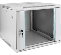 Шкаф телекоммуникационный ExeGate 19 настенный 9U EC-WM-9U.600.G.GREY 19”, 9U, 600x600x500мм ШхГхВ, передняя дверь закаленное стекло, съемные боковые панели 298602