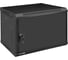 Шкаф телекоммуникационный ExeGate 19 настенный 6U EC-WM-6U.450.M.BLACK 19”, 6U, 600x450x370мм ШхГхВ, передняя дверь металл, съемные боковые панели 298617 1