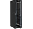 Шкаф телекоммуникационный ExeGate 19 напольный 42U EC-FS-42U.600.800.G.V.BLACK 19”, 42U, 600x800x2054мм ШхГхВ, передняя дверь закаленное стекло 300274 1