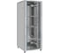 Шкаф телекоммуникационный ExeGate 19 напольный 42U EC-FS-42U.800.1000.G.V.GREY 19”, 42U, 800x1000x2054мм ШхГхВ, передняя дверь закаленное стекло 300284 1