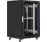 Шкаф телекоммуникационный ExeGate 19 напольный 18U EC-FS-18U.600.800.G.BLACK 19”, 18U, 600x800x987мм ШхГхВ, передняя дверь закаленное стекло 300402 1