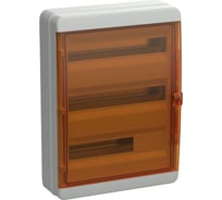 Корпус пластиковый IEK TEKFOR КМПн-54 IP65 оранжевая прозрачная дверь TF5-KP72-N-54-65-K03-K09
