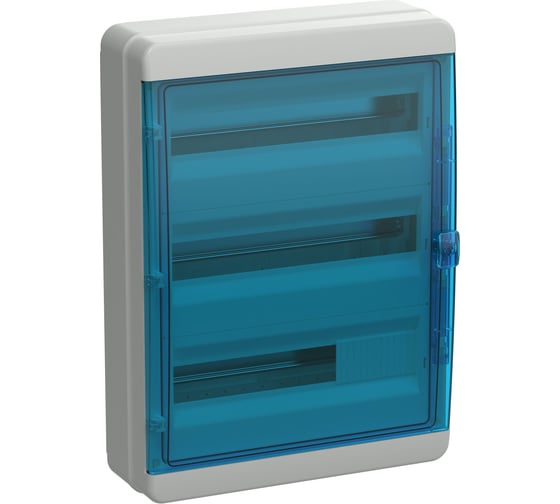 Корпус пластиковый IEK TEKFOR КМПн-54 IP65 синяя прозрачная дверь TF5-KP72-N-54-65-K03-K07