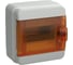 Корпус пластиковый IEK TEKFOR КМПн-6 IP65 оранжевая прозрачная дверь TF5-KP72-N-06-65-K03-K09 1