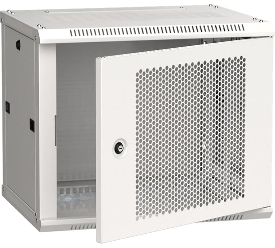 Шкаф ITK LINEA W 9U 600х450мм дверь перфорированная серый RAL7035 LWR3-09U64-PF