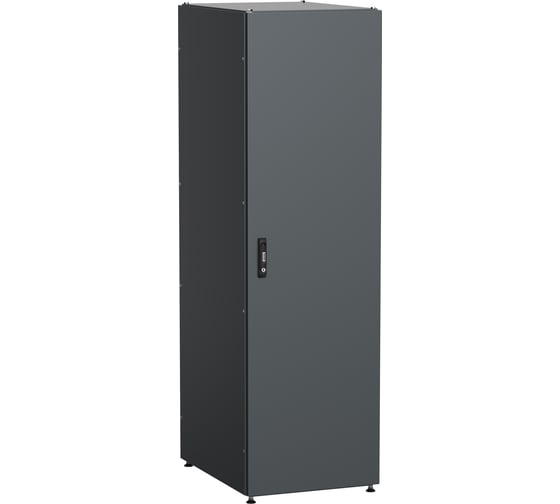 Шкаф серверный ITK 19 42U 600х800мм одностворчатые глухие двери IP54 черный РФ ZP05-42U-0608-MM54-R