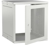 Шкаф настенный GENERICA 19 12U 600х650мм перфорированная дверь серый LWE3-12U67-PF-G