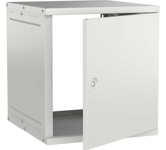 Шкаф настенный GENERICA 19 12U 600х650мм металлическая дверь серый LWE3-12U67-MF-G