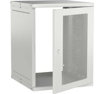 Шкаф настенный GENERICA 19 15U 600х650мм перфорированная дверь серый LWE3-15U67-PF-G