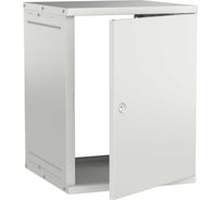 Шкаф настенный GENERICA 19 15U 600х600мм металлическая дверь серый LWE3-15U66-MF-G