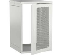 Шкаф настенный GENERICA 19 18U 600х650мм перфорированная дверь серый LWE3-18U67-PF-G