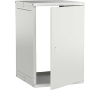 Шкаф настенный GENERICA 19 18U 600х650мм металлическая дверь серый LWE3-18U67-MF-G