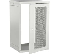 Шкаф настенный GENERICA 19 18U 600х600мм перфорированная дверь серый LWE3-18U66-PF-G