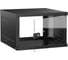 Шкаф настенный GENERICA 19 6U 600х600мм стеклянная дверь черный LWE5-06U66-GF-G 1