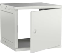 Шкаф настенный GENERICA 19 9U 600х600мм металлическая дверь серый LWE3-09U66-MF-G