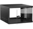 Шкаф настенный GENERICA 19 6U 600х650мм стеклянная дверь черный LWE5-06U67-GF-G 1