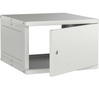 Шкаф настенный GENERICA 19 6U 600х650мм металлическая дверь серый LWE3-06U67-MF-G