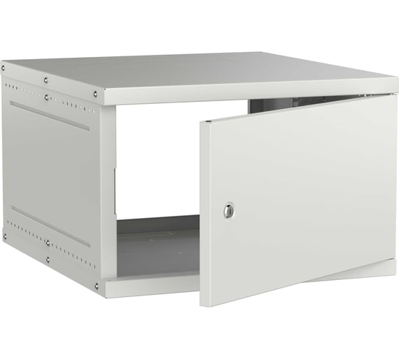 Шкаф настенный GENERICA 19 6U 600х650мм металлическая дверь серый LWE3-06U67-MF-G